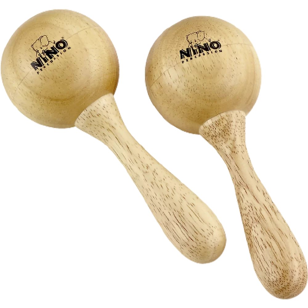 NINO8 WOOD MARACAS,MEDIUM,PAIR