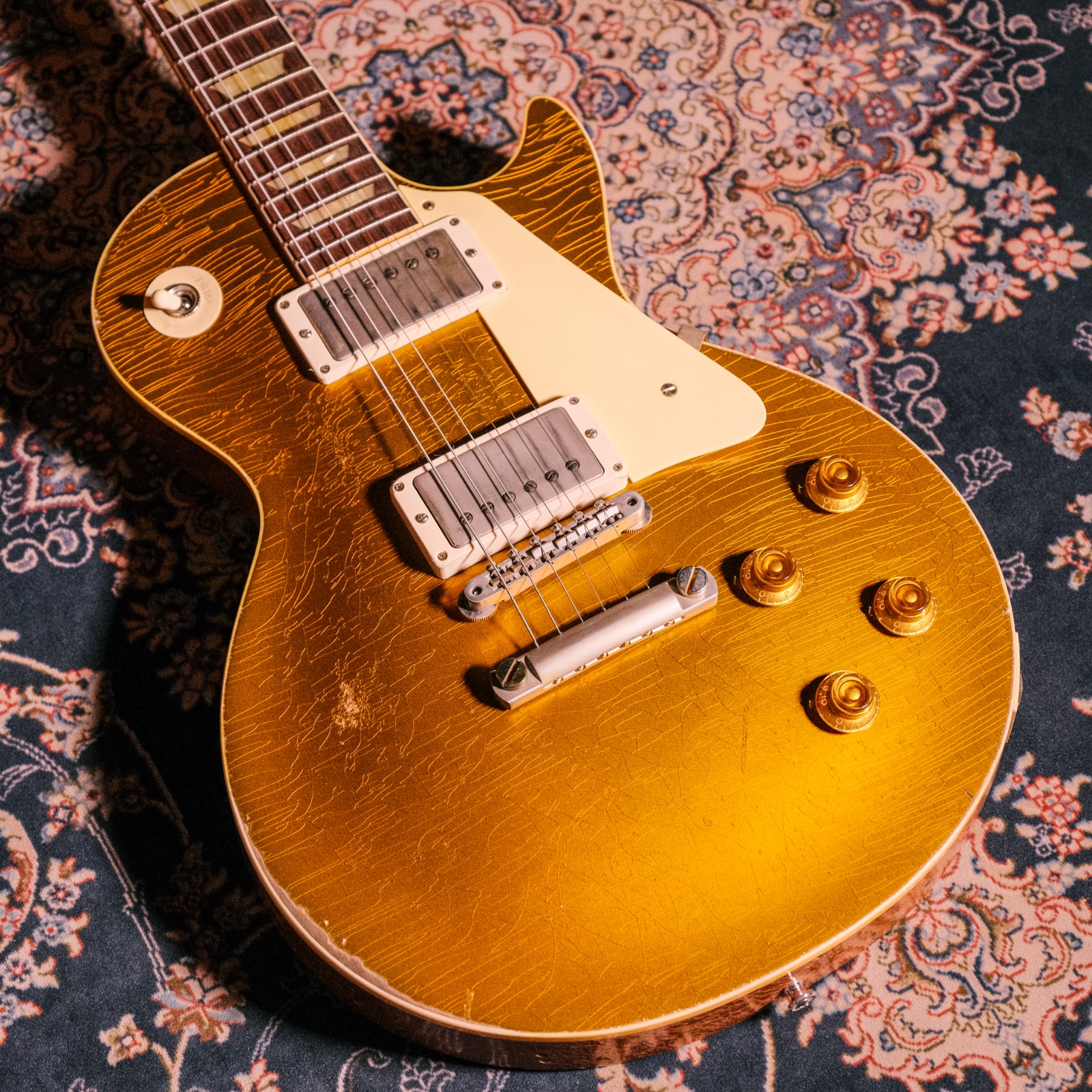 Gibson Custom Shop Murphy Lab 1957 Les Paul Goldtop Double Gold Ultra Heavy Aged SN 73186