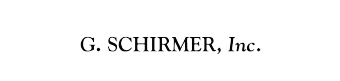 G. Schirmer