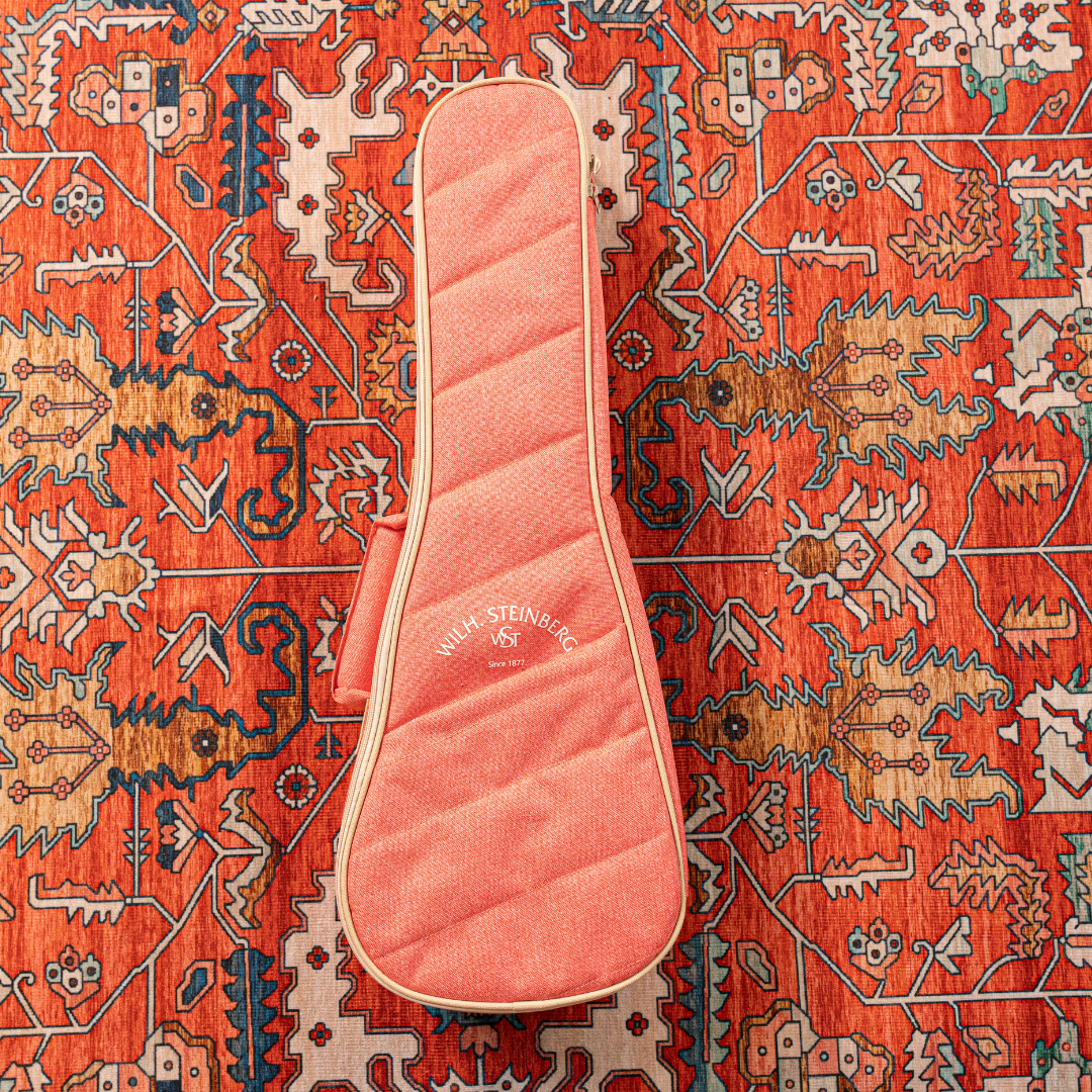WST Concert Ukulele Bag袋 (珊瑚紅Coral Red)