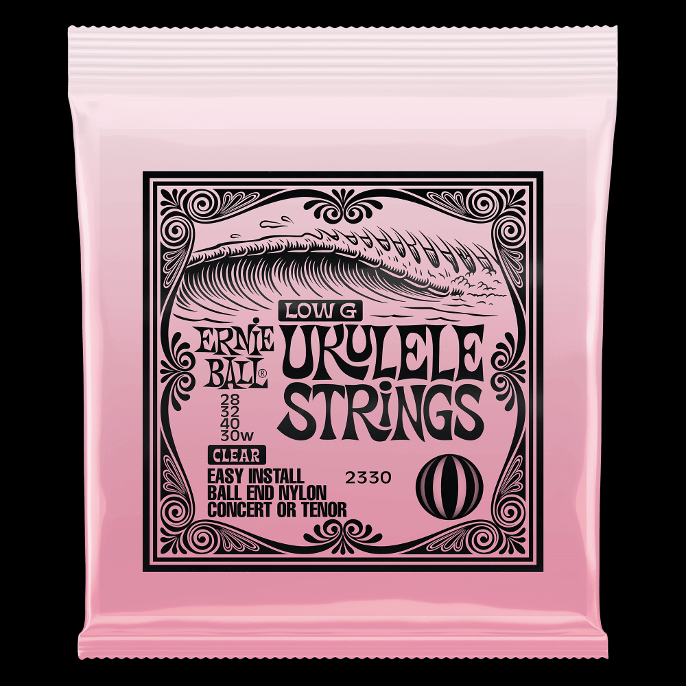 ERNIE BALL Ukulele Strings Low G Clear Set Ukulele弦