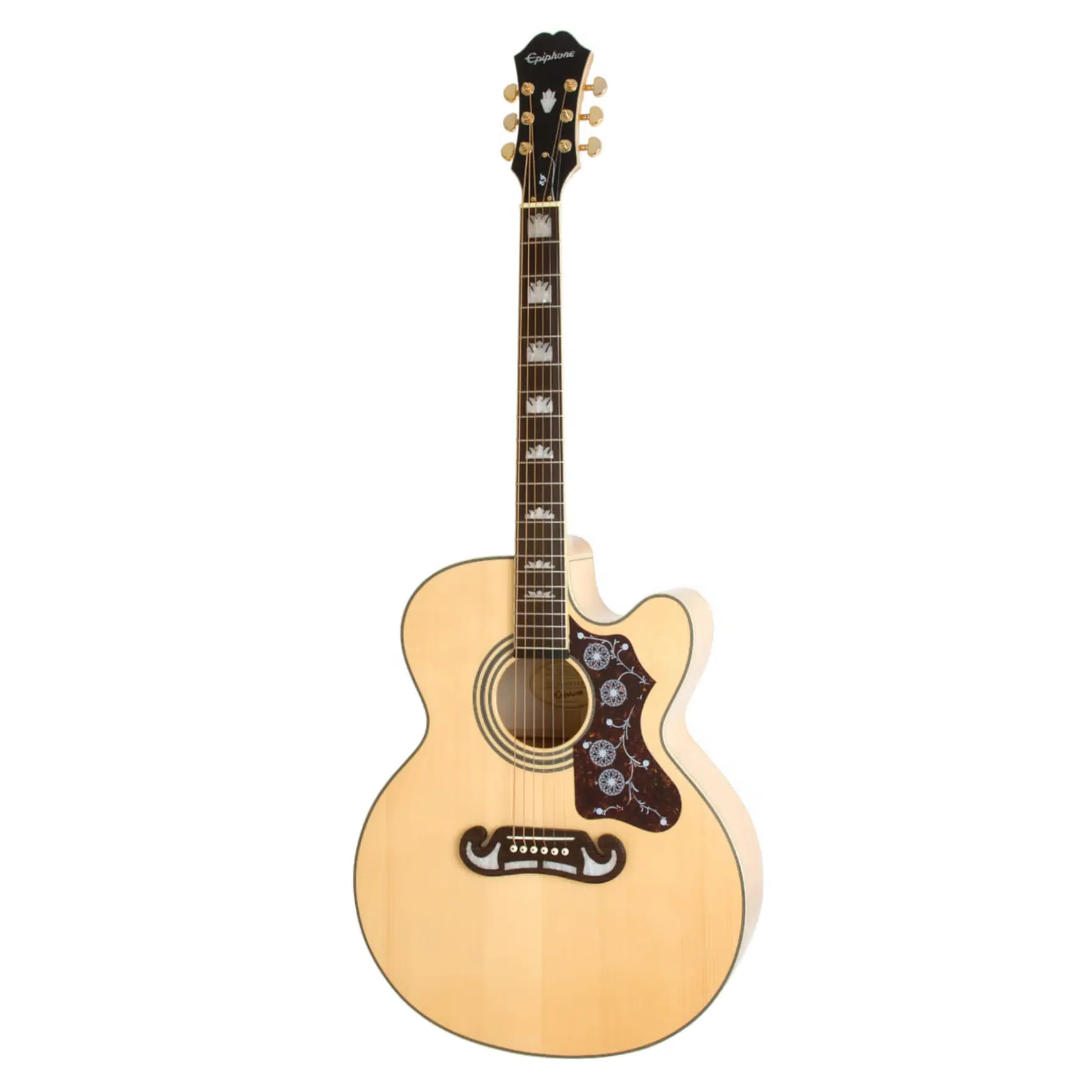 Epiphone J-200 EC Studio (EJ-200SCE) Vintage Natural木結他